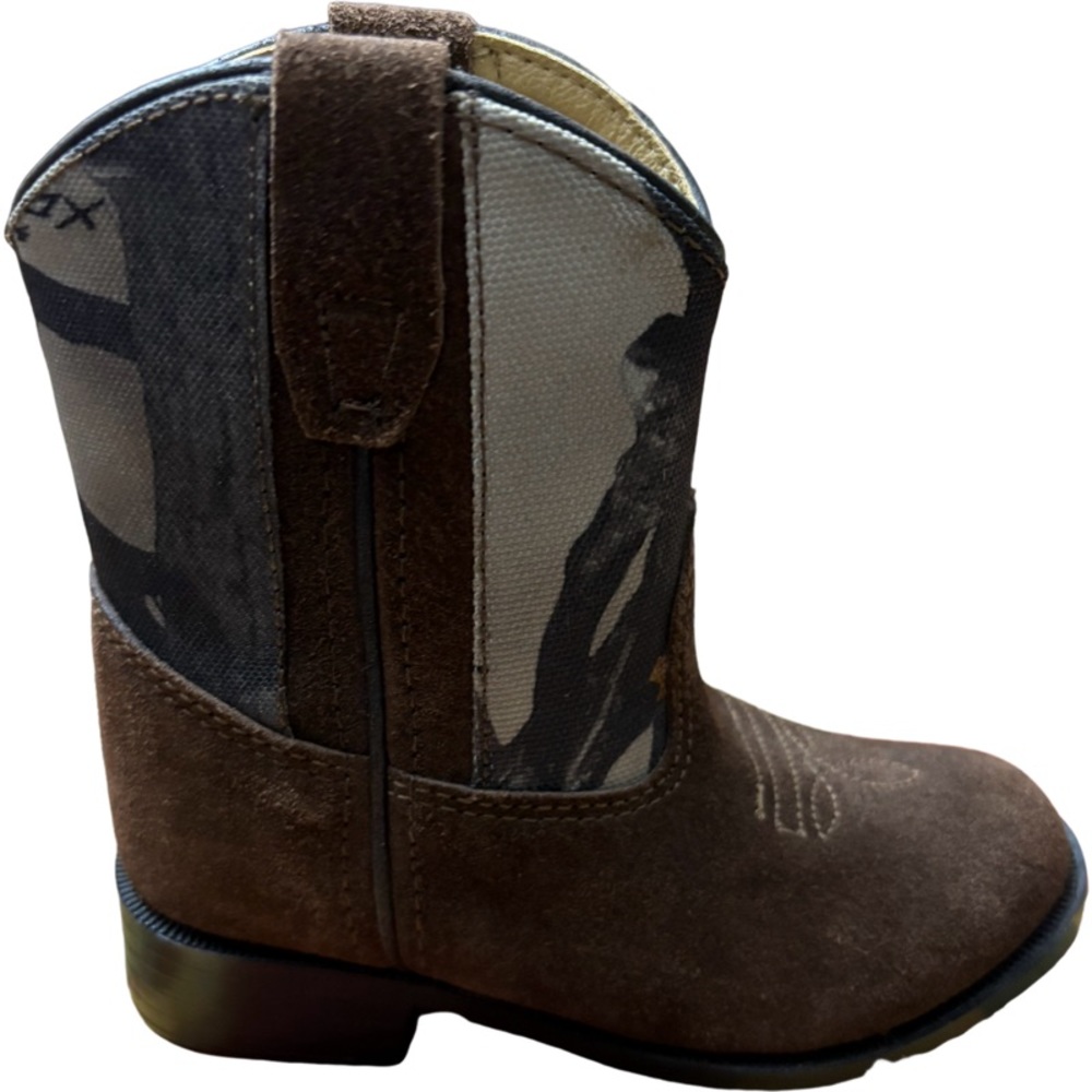 Masterson Boot Co. Toddler Camo Cowboy Western Boots Size 6.5